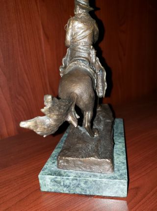 Cowboy bronze statue by Remington 3