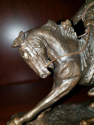 Cowboy bronze statue by Remington 6