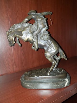 Bronco Buster Bronze Statue by Remington 2