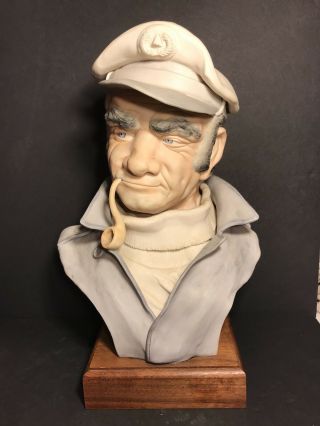 “riverboat Captain” Signed By American Sculptor” Edward J.  Rohn”