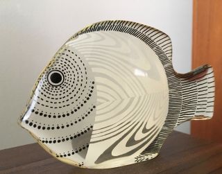 Abraham Palatnik Acrylic Op - Art Sculpture Fish Figurine Pal Brazil