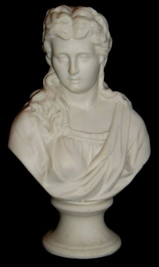 C1875 Robert Cooke Parian Bust Of Beatrice