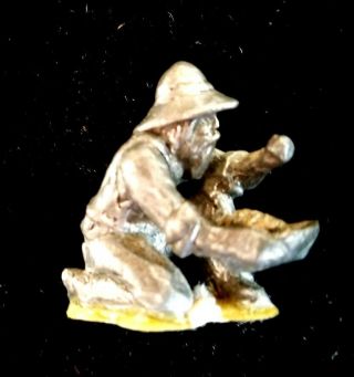 Pewter Sculpture Figurine " The Prospector " Striking It In Alaska Don Meyer 1982